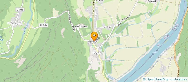 localisation de l'entreprise MONSIEUR MAXIME MOCHET  PEYRIEU