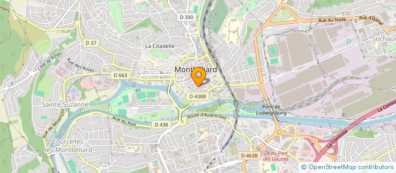 localisation de l'entreprise MONSIEUR MAXIME MONDION à MONTBELIARD