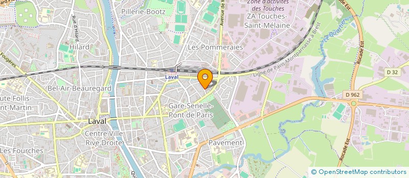 localisation de l'entreprise MONSIEUR MAXIME MONNERIE  LAVAL