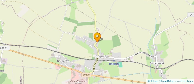 localisation de l'entreprise MONSIEUR MAXIME MONSAURET  TINCQUES