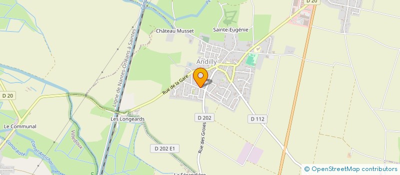 localisation de l'entreprise MONSIEUR MAXIME MONTANE  ANDILLY