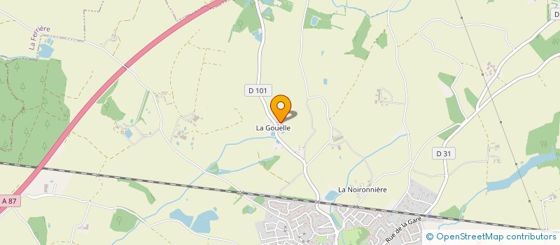 localisation de l'entreprise MONSIEUR MAXIME MONTASSIER  LA CHAIZE-LE-VICOMTE