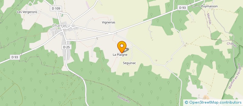 localisation de l'entreprise MONSIEUR MAXIME MONTEIL à CHARRAS
