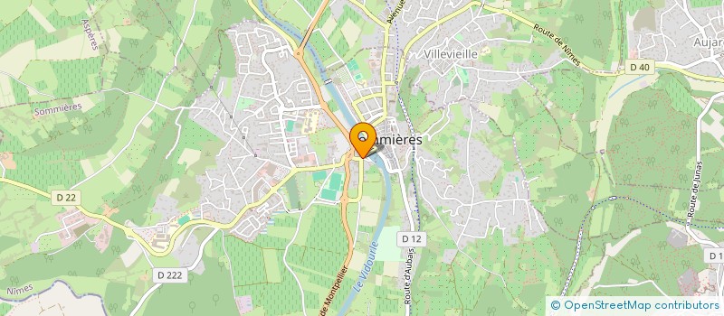 localisation de l'entreprise MONSIEUR MAXIME MONTEIL  SOMMIERES