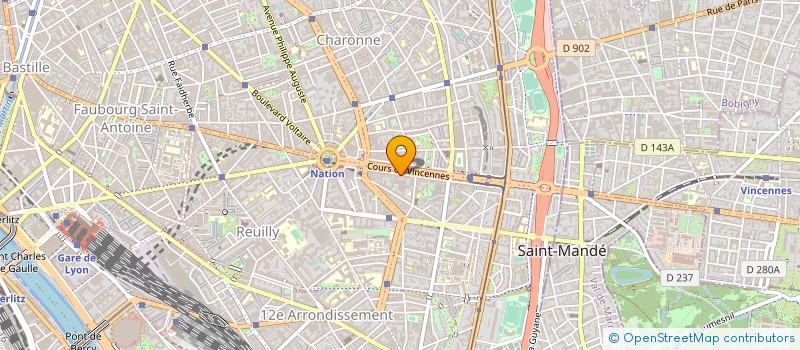 localisation de l'entreprise MONSIEUR MAXIME MONTIER à PARIS
