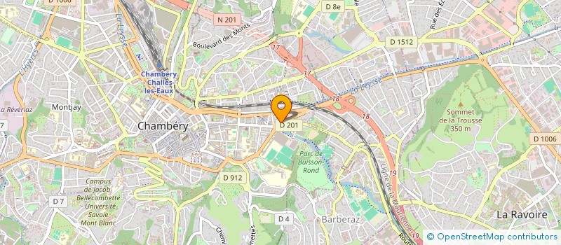 localisation de l'entreprise MONSIEUR MAXIME MONTRONE  CHAMBERY