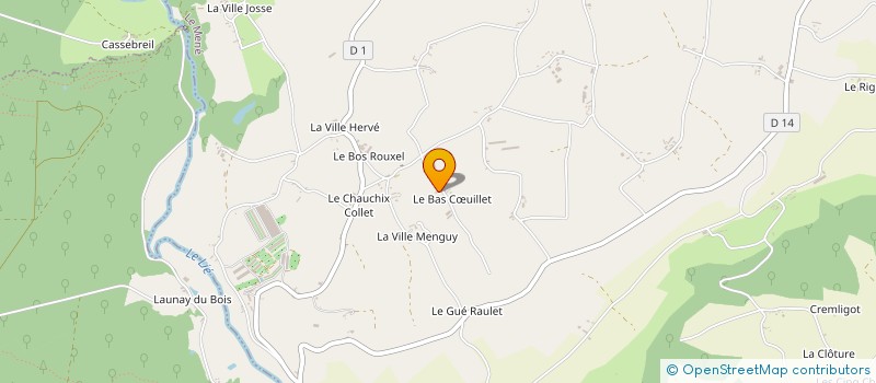 localisation de l'entreprise MONSIEUR MAXIME MORA à LE MENE