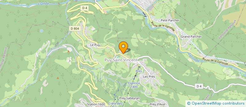 localisation de l'entreprise MONSIEUR MAXIME MORAND à VALLOUISE-PELVOUX
