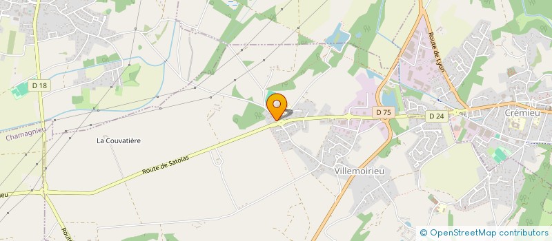 localisation de l'entreprise MONSIEUR MAXIME MORARD  VILLEMOIRIEU