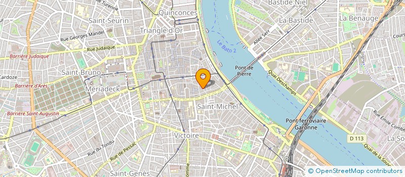 localisation de l'entreprise MONSIEUR MAXIME MORCELET  BORDEAUX