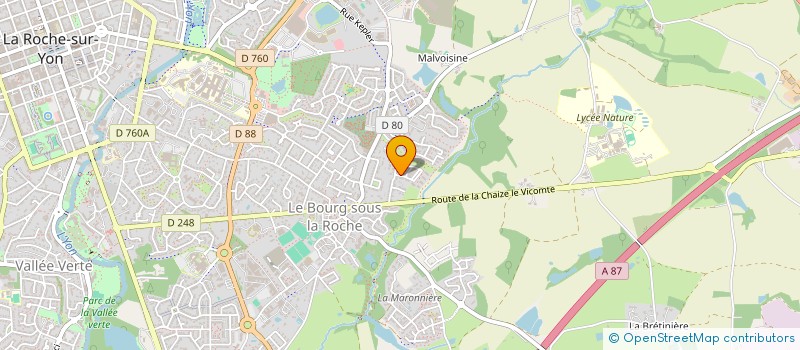localisation de l'entreprise MONSIEUR MAXIME MOREAU à LA ROCHE-SUR-YON