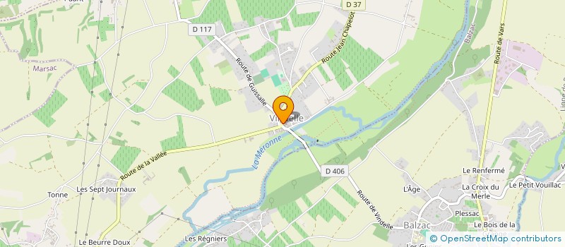 localisation de l'entreprise MONSIEUR MAXIME MOREAU  VINDELLE