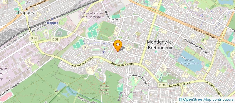 localisation de l'entreprise MONSIEUR MAXIME MOREIN  MONTIGNY-LE-BRETONNEUX