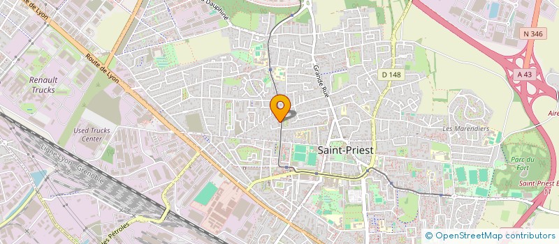 localisation de l'entreprise MONSIEUR MAXIME MOREL  SAINT-PRIEST