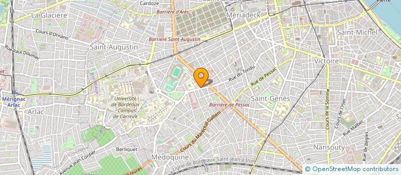 localisation de l'entreprise MONSIEUR MAXIME MORENO  BORDEAUX