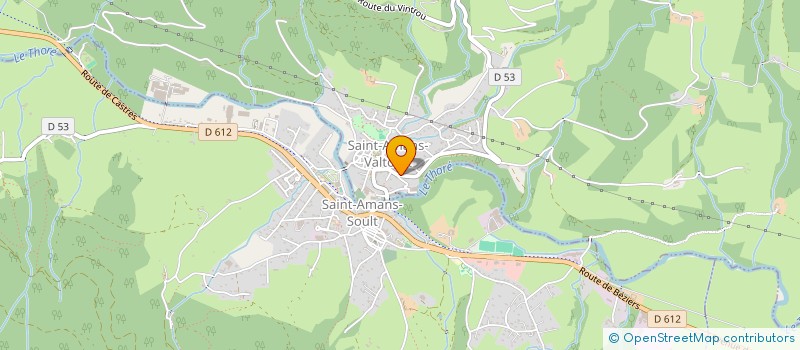 localisation de l'entreprise MONSIEUR MAXIME MORENO  SAINT-AMANS-VALTORET