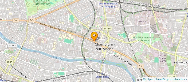 localisation de l'entreprise MONSIEUR MAXIME MOREUX  CHAMPIGNY-SUR-MARNE