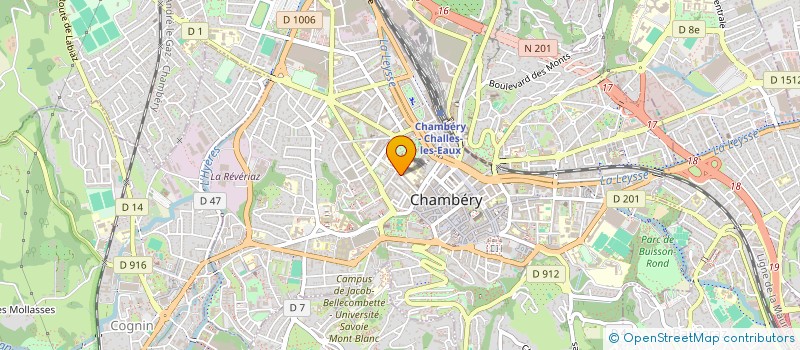 localisation de l'entreprise MONSIEUR MAXIME MOULIN à CHAMBERY