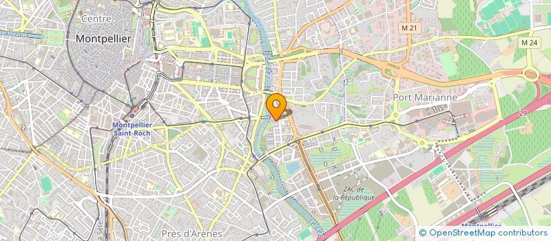 localisation de l'entreprise MONSIEUR MAXIME MOULIN à MONTPELLIER