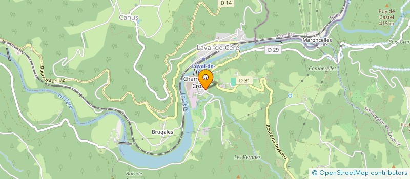 localisation de l'entreprise MONSIEUR MAXIME MOULIN  LAVAL-DE-CERE