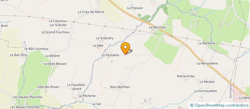 localisation de l'entreprise MONSIEUR MAXIME MOULIN  ROMAGNE