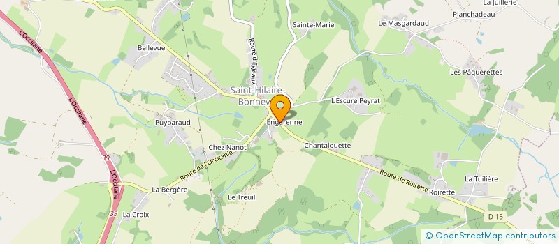 localisation de l'entreprise MONSIEUR MAXIME MOURET à SAINT-HILAIRE-BONNEVAL