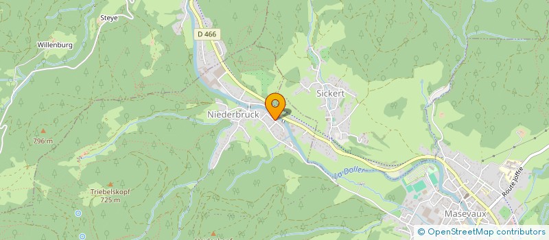 localisation de l'entreprise MONSIEUR MAXIME MOURGUET  MASEVAUX-NIEDERBRUCK