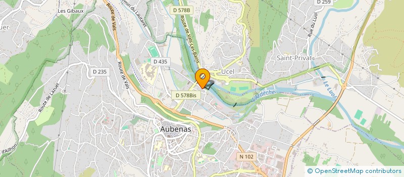 localisation de l'entreprise MONSIEUR MAXIME MOUTON à AUBENAS