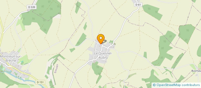 localisation de l'entreprise MONSIEUR MAXIME MOUZAY  LE QUESNEL-AUBRY