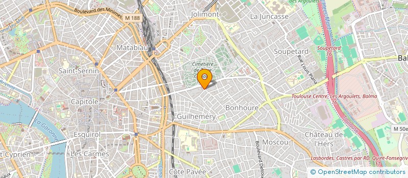 localisation de l'entreprise MONSIEUR MAXIME MULLER à TOULOUSE