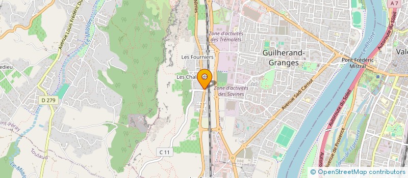 localisation de l'entreprise MONSIEUR MAXIME MULLER  GUILHERAND-GRANGES