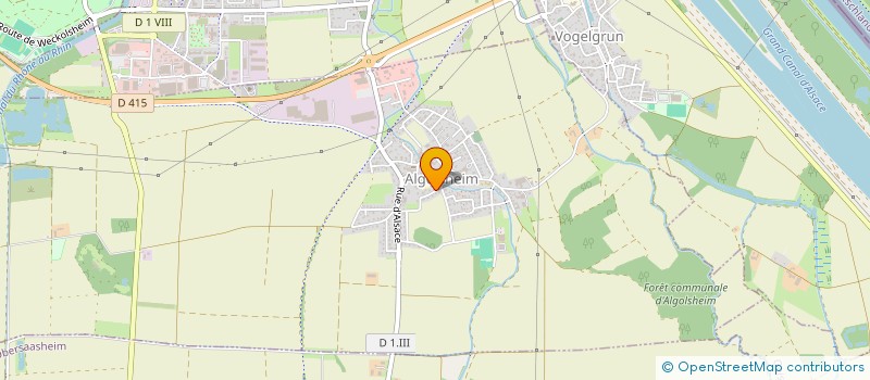localisation de l'entreprise MONSIEUR MAXIME MULLER  ALGOLSHEIM