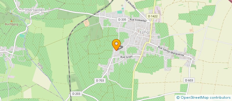 localisation de l'entreprise MONSIEUR MAXIME MULLER  EPFIG