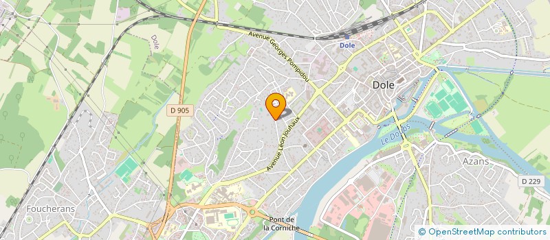 localisation de l'entreprise MONSIEUR MAXIME MULOT à DOLE