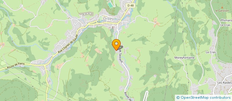 localisation de l'entreprise MONSIEUR MAXIME MUTEL  ORBEY