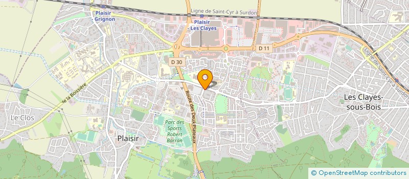 localisation de l'entreprise MONSIEUR MAXIME NEGRI  PLAISIR