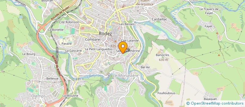 localisation de l'entreprise MONSIEUR MAXIME NEUVILLE  RODEZ