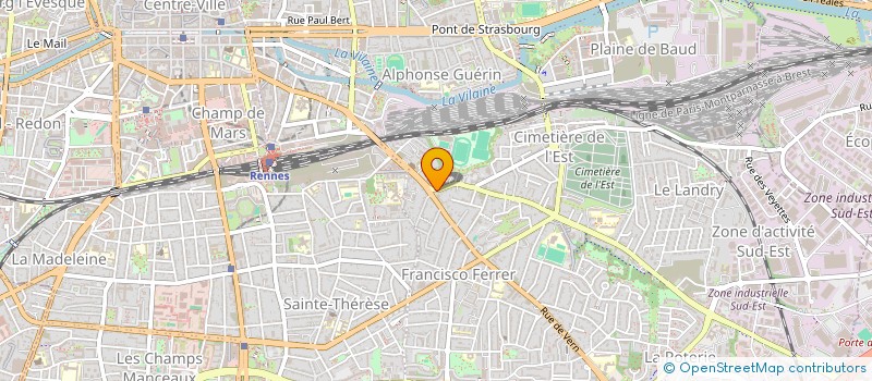 localisation de l'entreprise MONSIEUR MAXIME NEVEU  RENNES