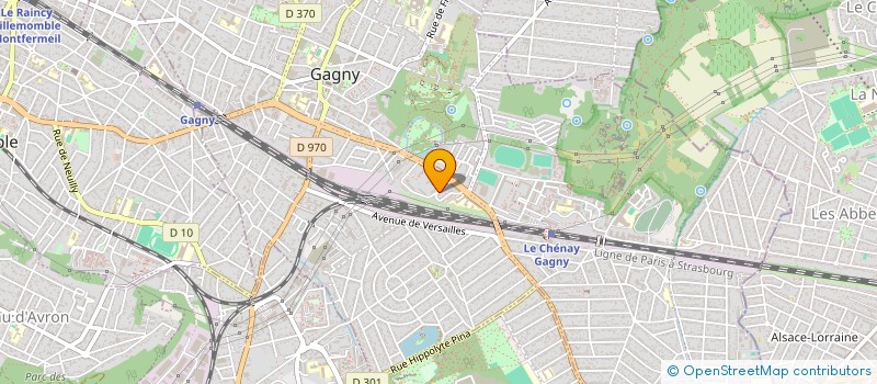 localisation de l'entreprise MONSIEUR MAXIME NFOMOU à GAGNY