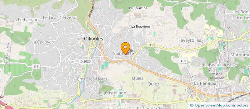 localisation de l'entreprise MONSIEUR MAXIME NICOLAS  OLLIOULES