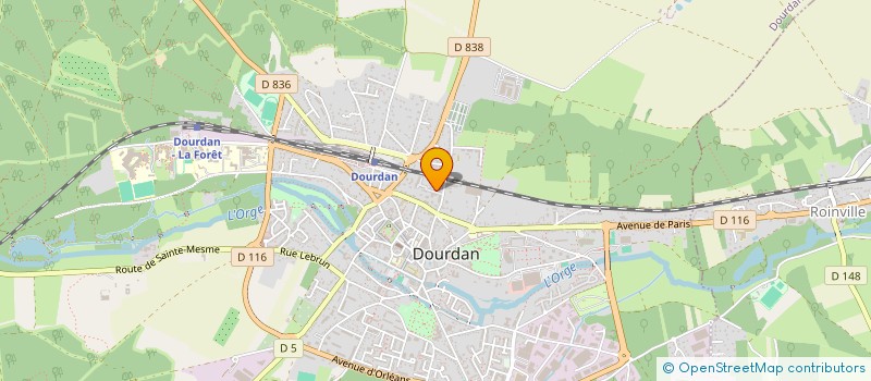 localisation de l'entreprise MONSIEUR MAXIME NICOLE  DOURDAN