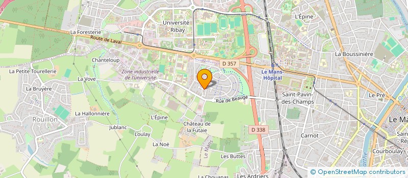 localisation de l'entreprise MONSIEUR MAXIME NOBLANC à LE MANS