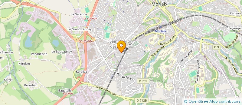 localisation de l'entreprise MONSIEUR MAXIME NOEL  MORLAIX