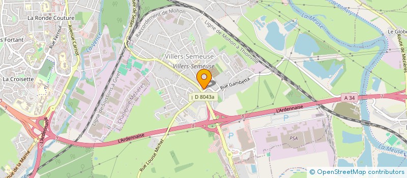 localisation de l'entreprise MONSIEUR MAXIME NOGARA  VILLERS-SEMEUSE