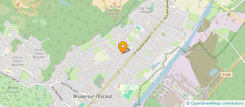 localisation de l'entreprise MONSIEUR MAXIME NORTIER  BRUAY-SUR-L'ESCAUT