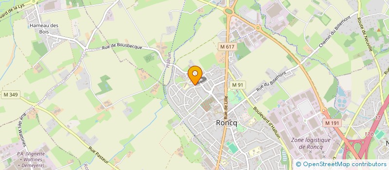 localisation de l'entreprise MONSIEUR MAXIME NOTERMAN  RONCQ