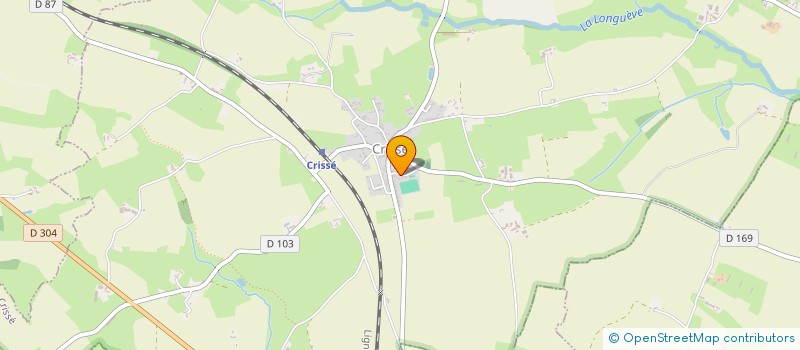 localisation de l'entreprise MONSIEUR MAXIME NOURISSON  CRISSE