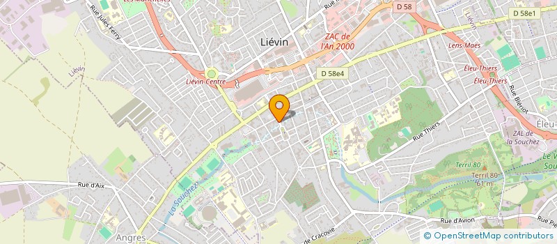 localisation de l'entreprise MONSIEUR MAXIME NOWICKI  LIEVIN