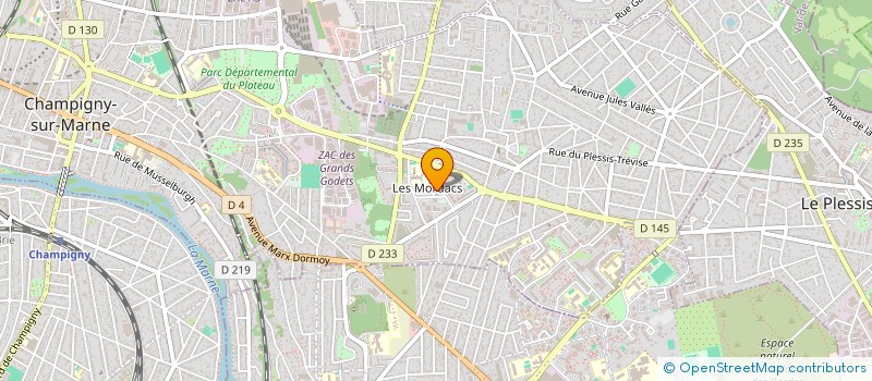 localisation de l'entreprise MONSIEUR MAXIME NZOUANGO à CHAMPIGNY-SUR-MARNE