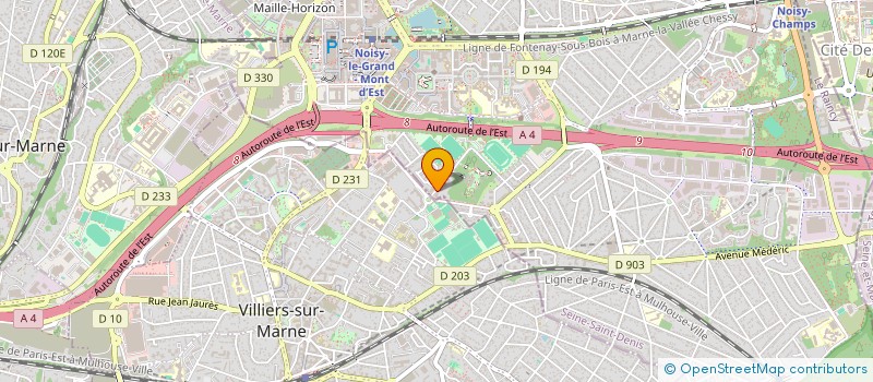 localisation de l'entreprise MONSIEUR MAXIME OBERTAN  NOISY-LE-GRAND